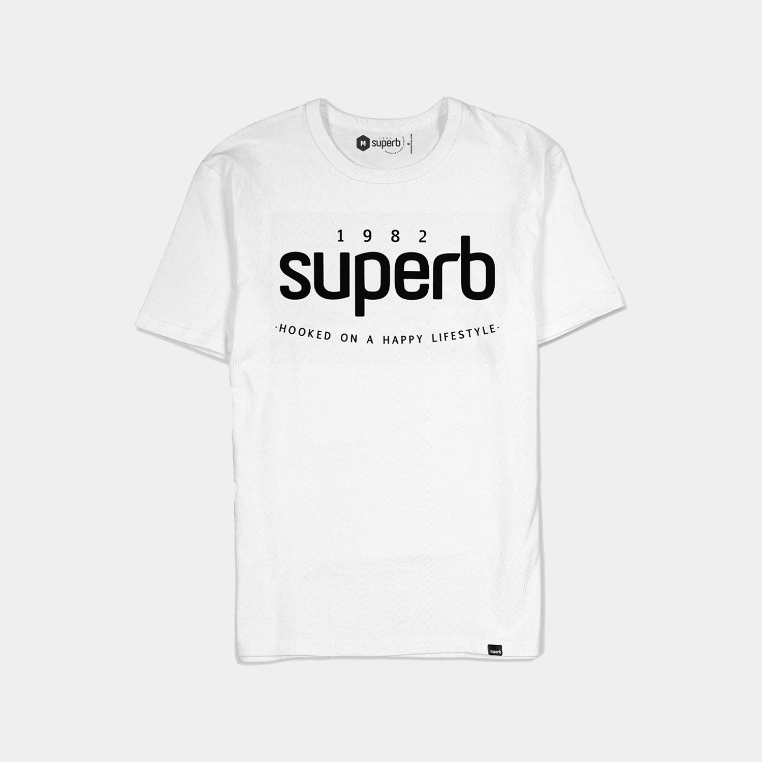 domingo puntada Jarra Camiseta Icon Tee Blanca – Superb