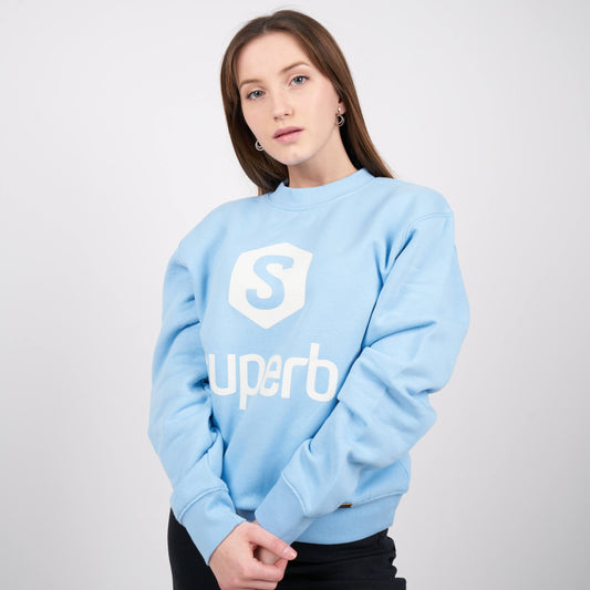 Hexablack Light Blue Sweatshirt