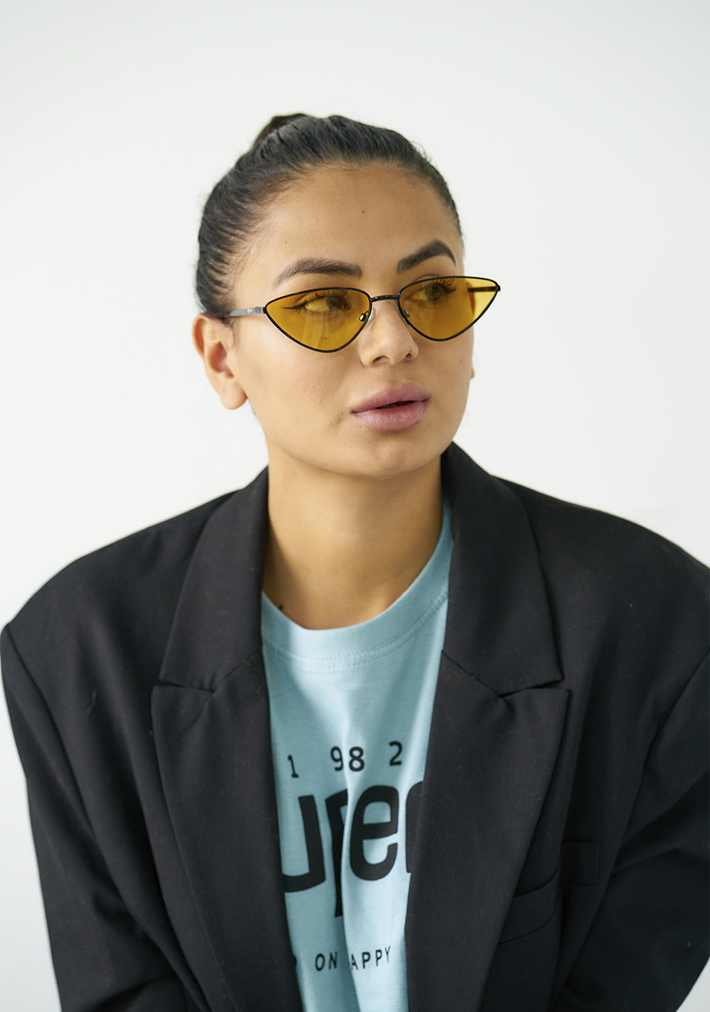 Vibrant Yellow Glasses