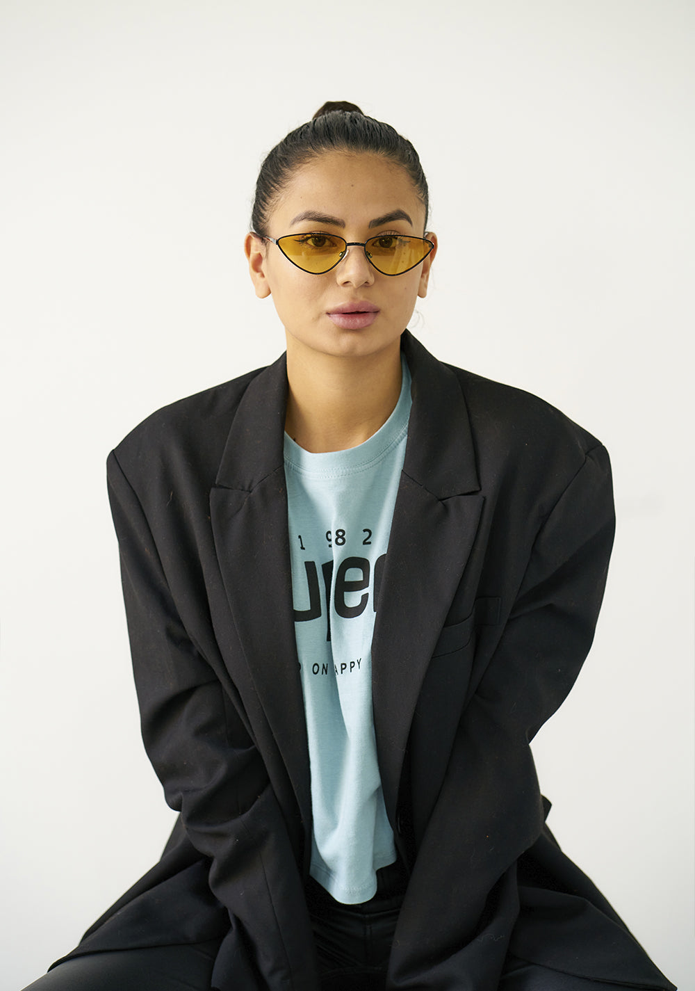 Vibrant Yellow Glasses