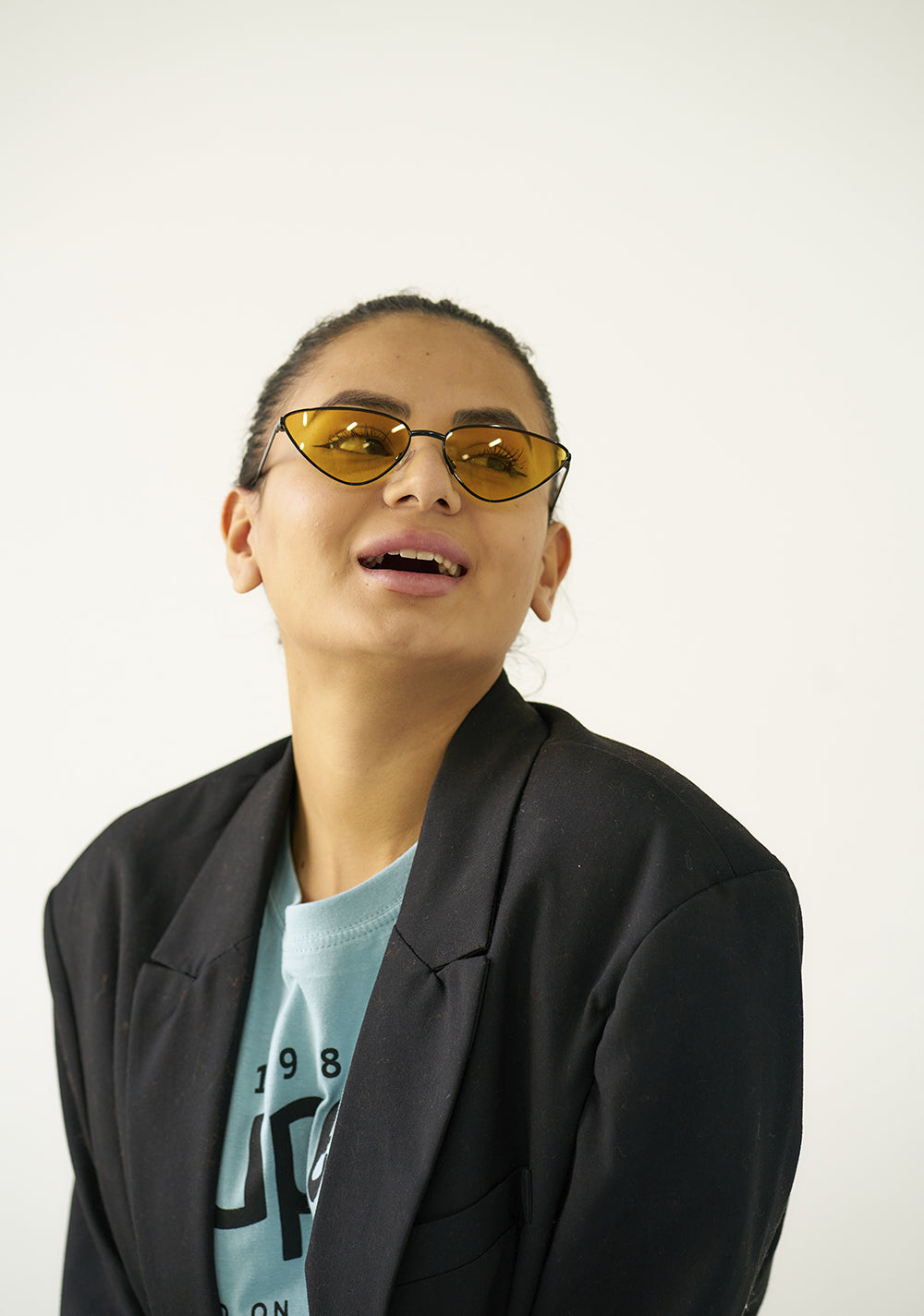 Vibrant Yellow Glasses