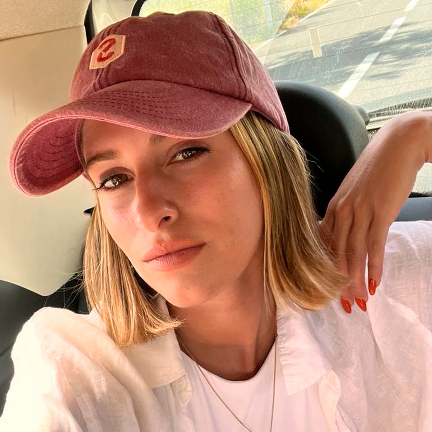 Superb Gorra Vintage Granate