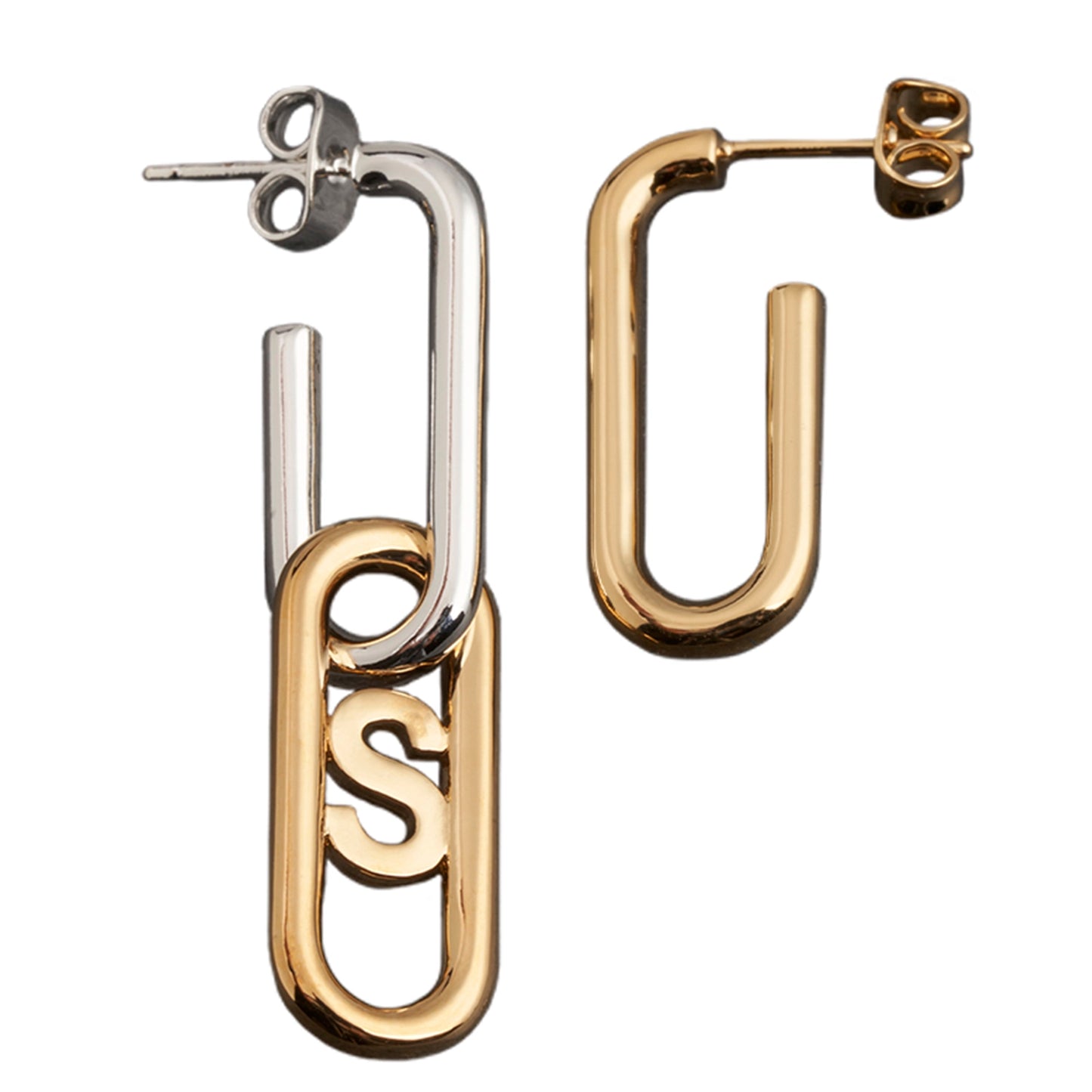 Bicolor AG3 Earring