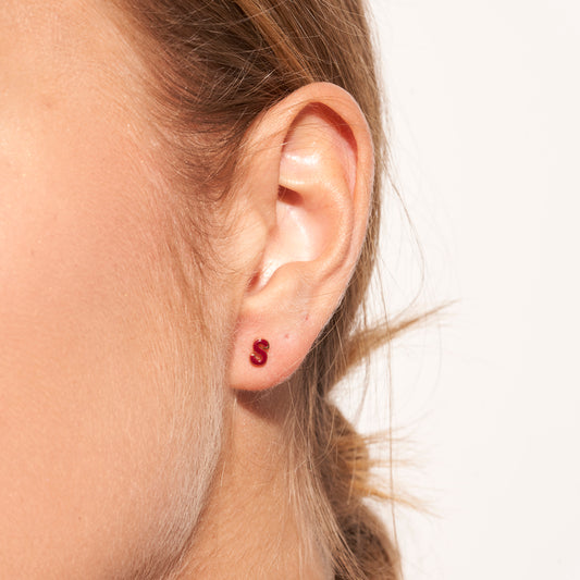 Garnet S Gold Earrings