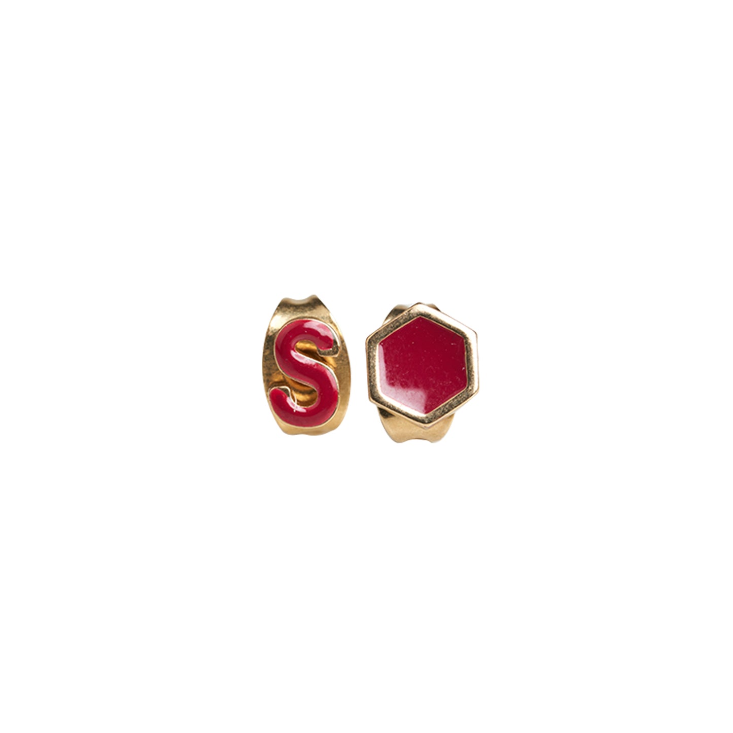 Garnet S Gold Earrings
