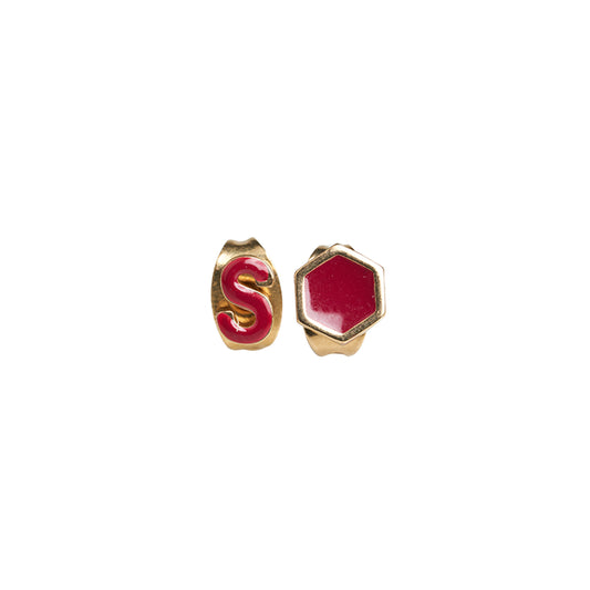 Garnet S Gold Earrings