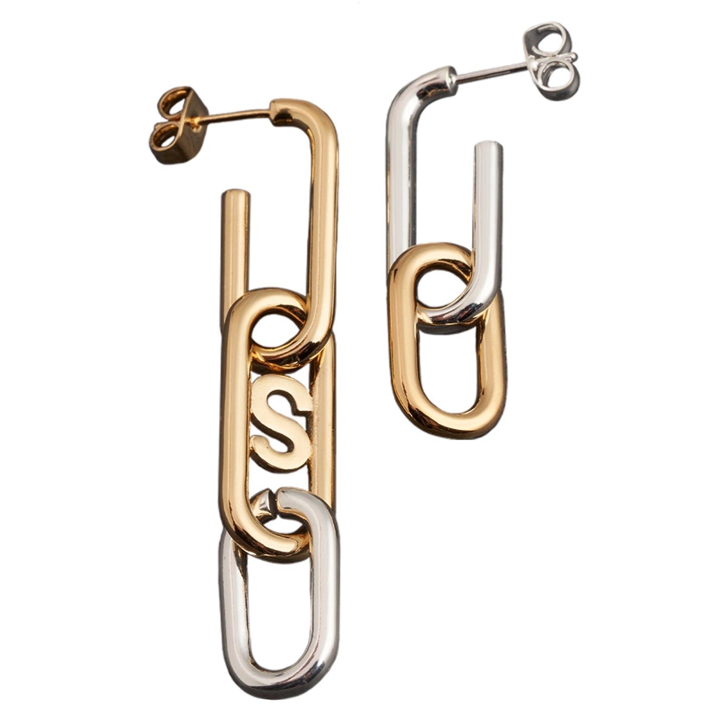 Bicolor AG5 Earring