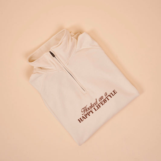 Half Zip Hooked Crudo