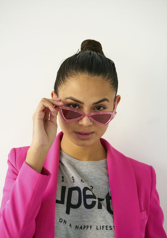 Cat eye - Pink sunglasses