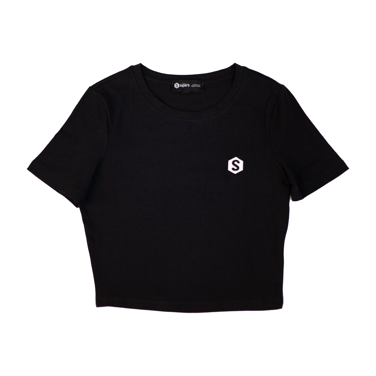Camiseta Corta Basic Negra