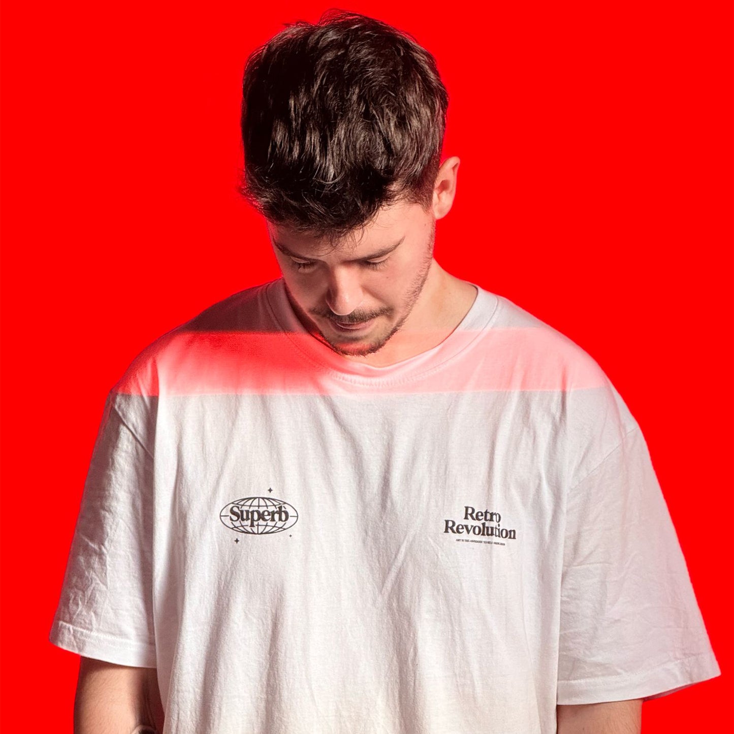 Camiseta Oversize Sell Drugs Blanca