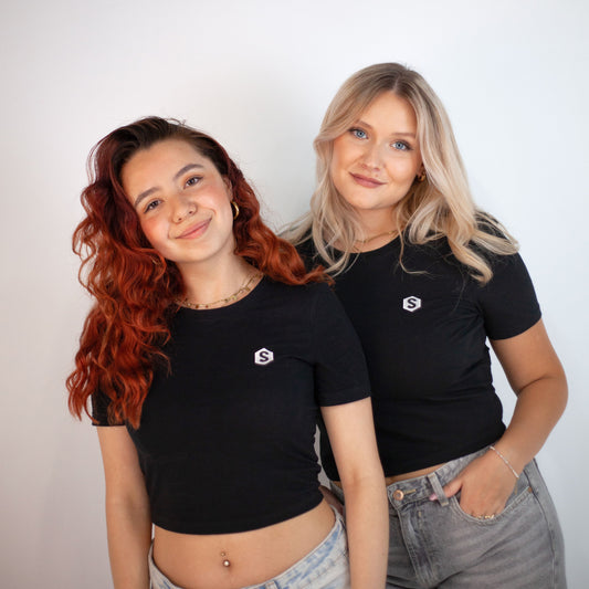 Camiseta Corta Basic Negra