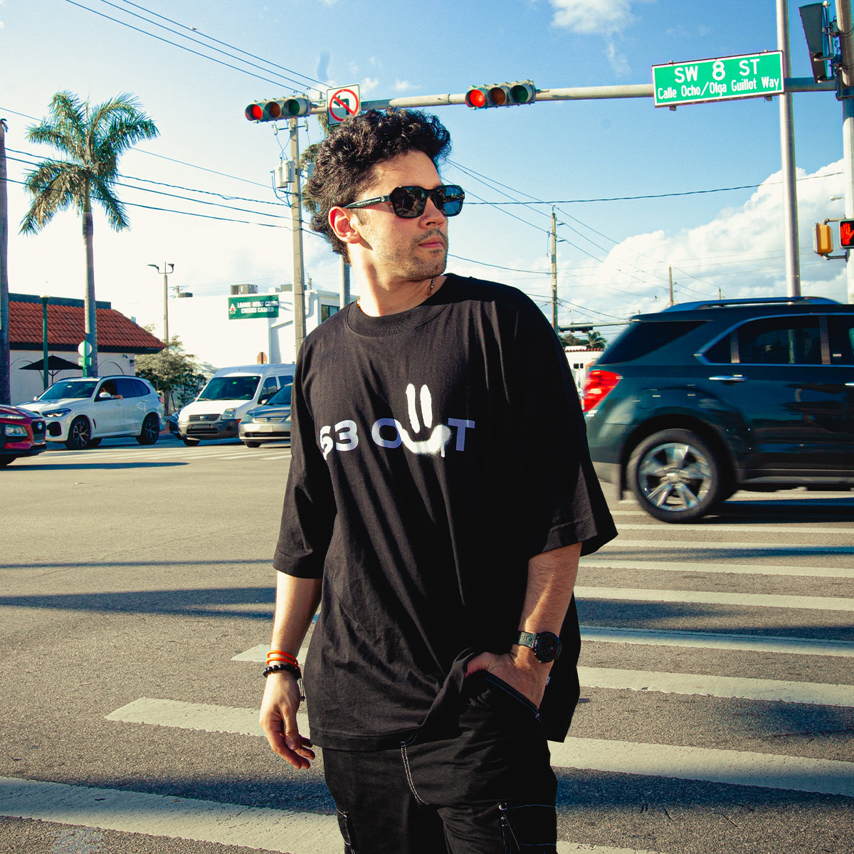 Black Stress Out Oversize T-shirt