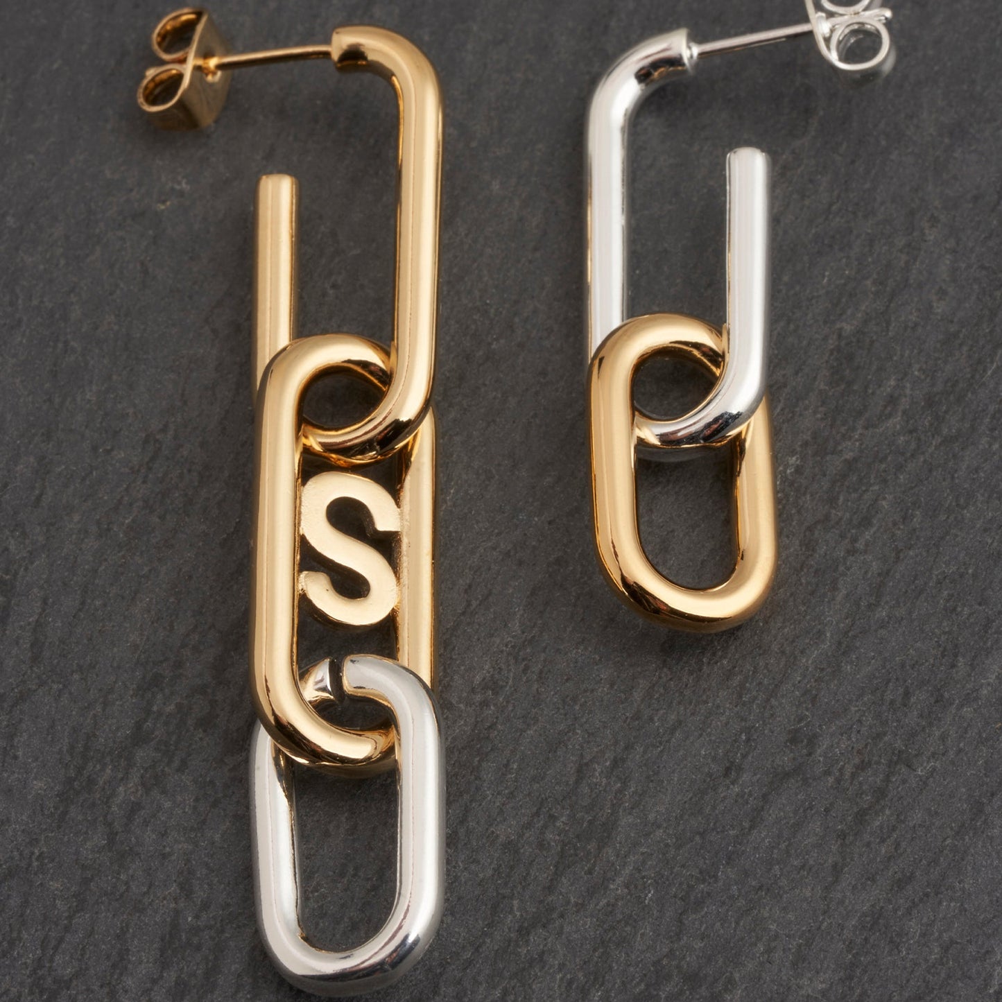 Bicolor AG5 Earring