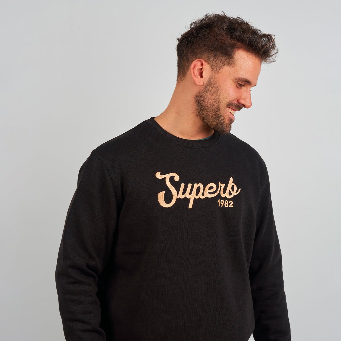 Sudadera New Vintage Negra