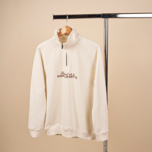 Half Zip Hooked Crudo