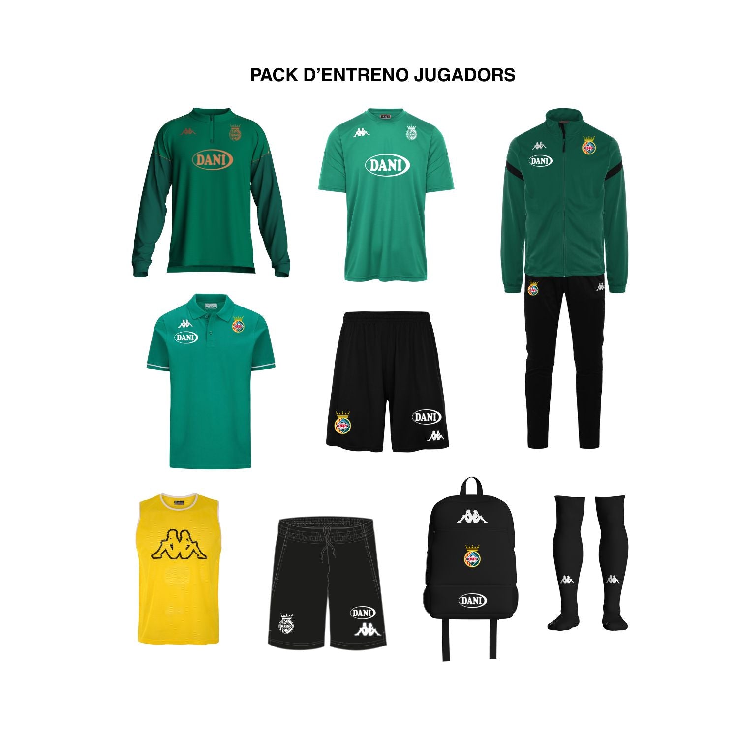 PACK DE ENTRENO Y PASEO JUGADORES