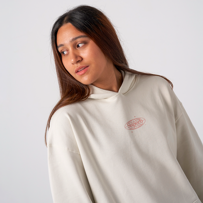 Retro Hoodie Organic Oversize Crudo