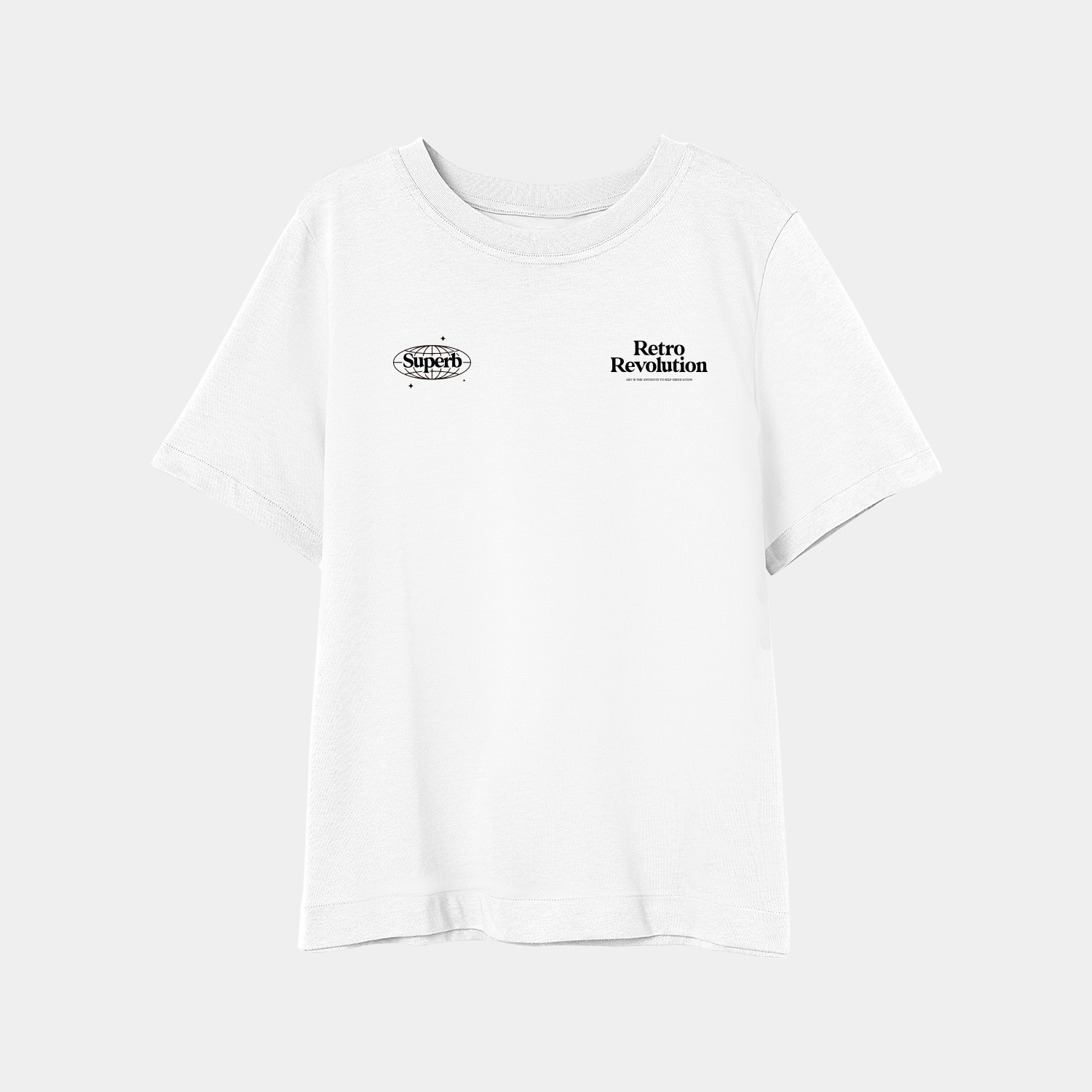 Camiseta Oversize Sell Drugs Blanca