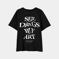 Camiseta Oversize Sell Drugs Negra