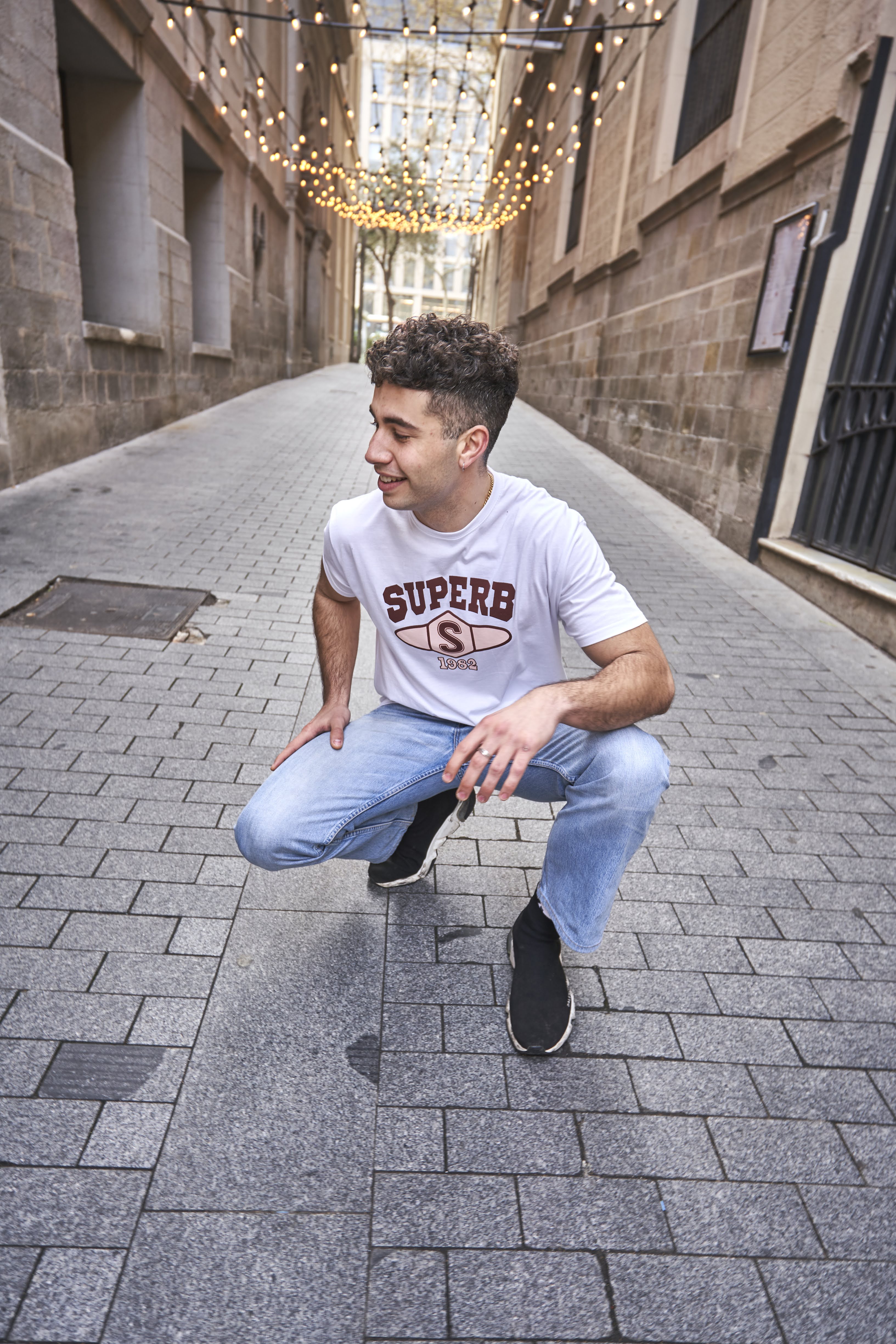 Camiseta University Blanca