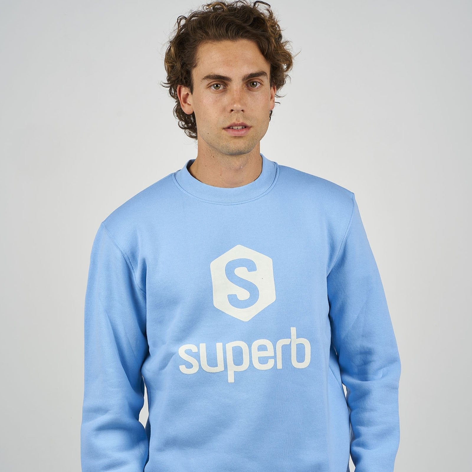 Hexablack Light Blue Sweatshirt 