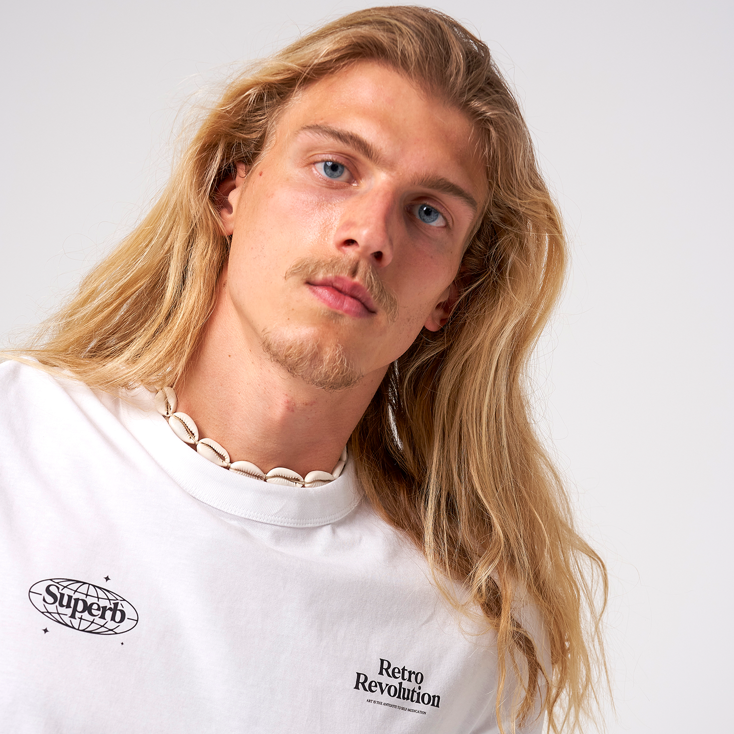 Camiseta Oversize Sell Drugs Blanca