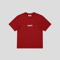 Camiseta Oversize Little Core Puffy Burdeos