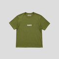 Camiseta Oversize Little Core Puffy Verde Oliva