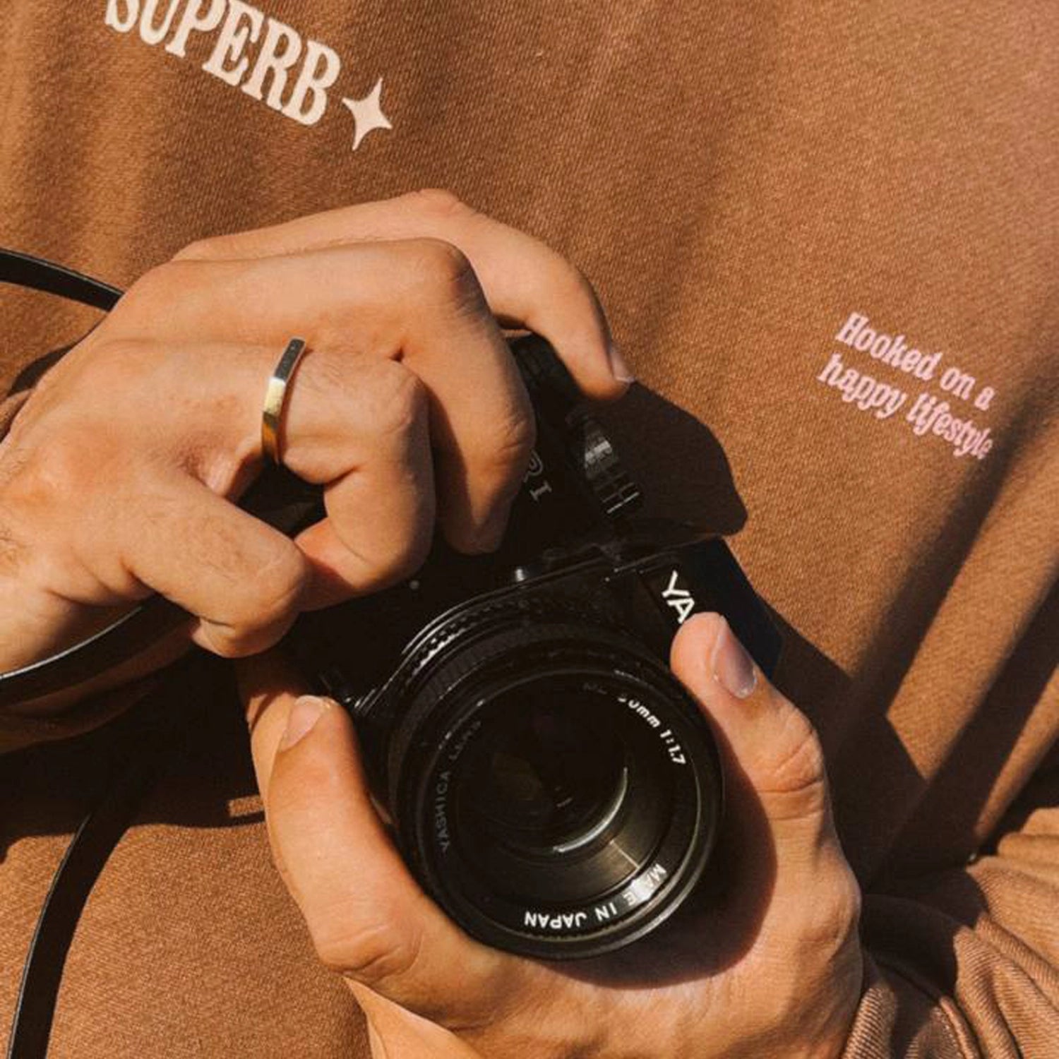Don't call me... Oversize Hoodie Brown