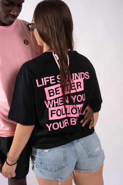 Camiseta Oversize Follow your Beat