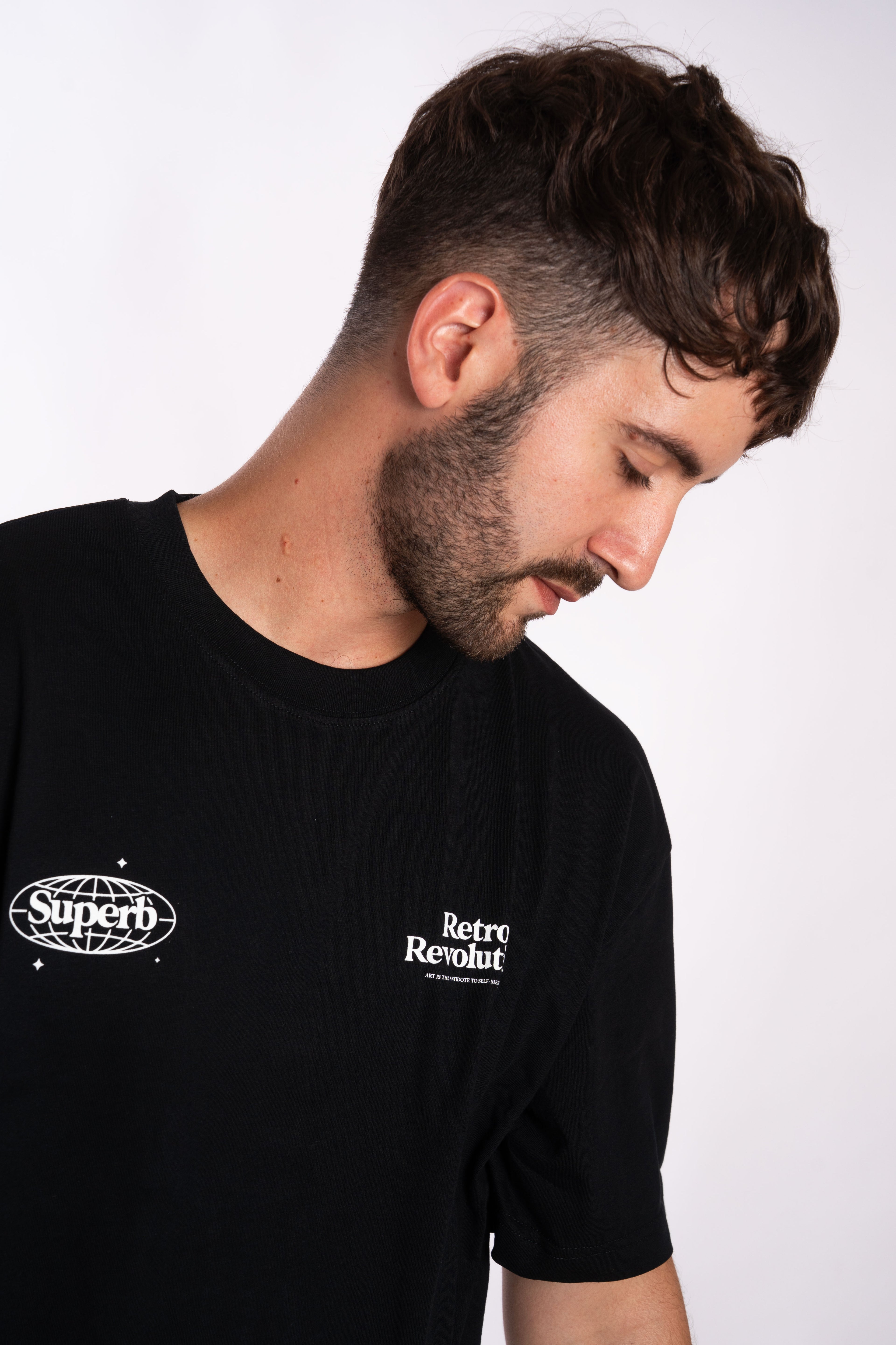 Camiseta Oversize Sell Drugs Negra