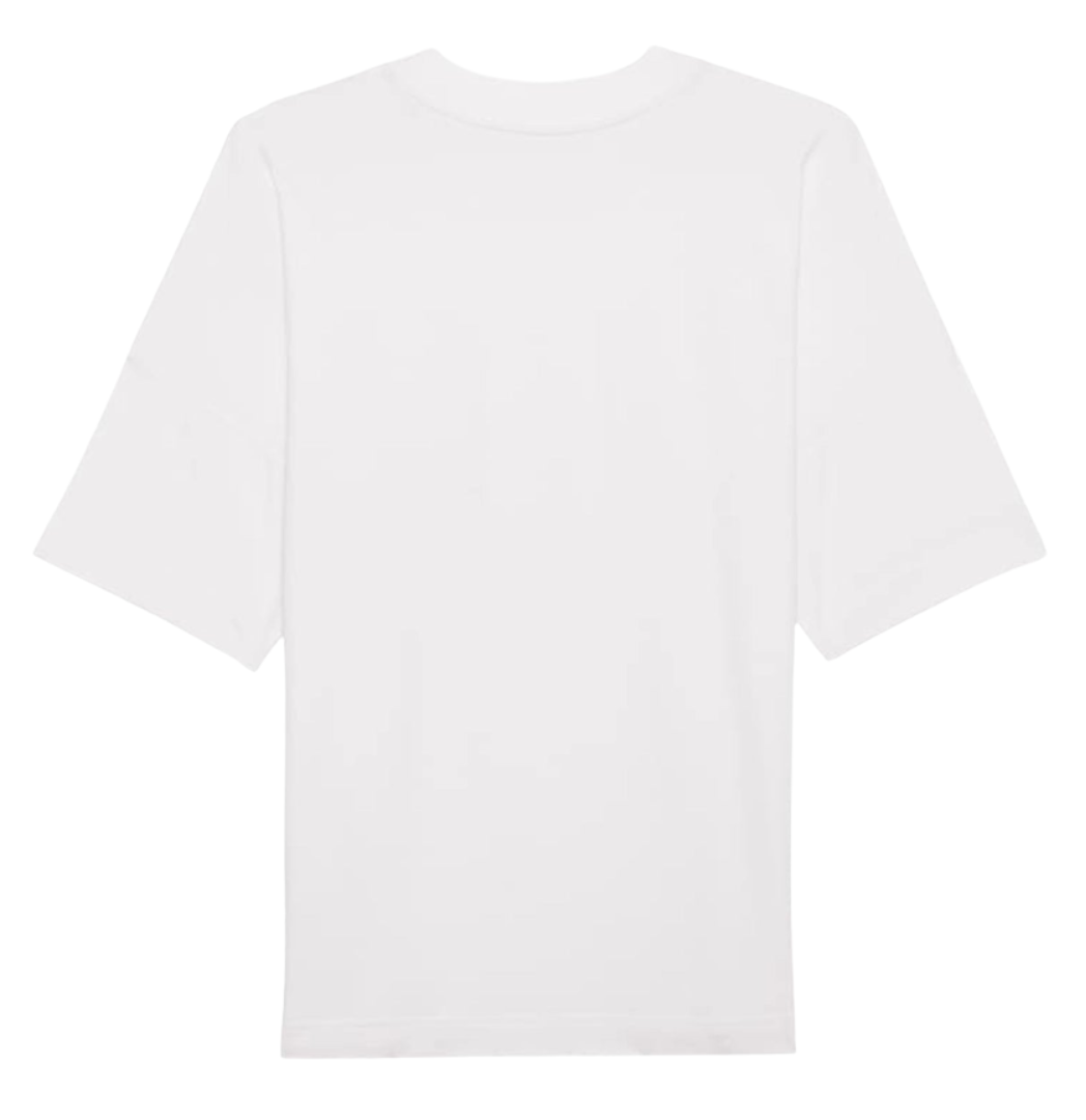 White Stress Out Oversize T-shirt