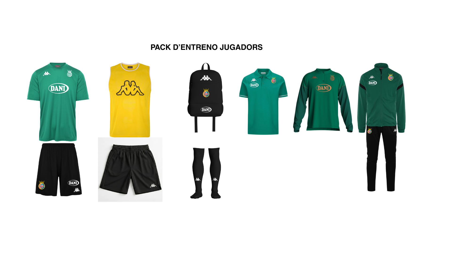 PACK DE ENTRENO Y PASEO JUGADORES
