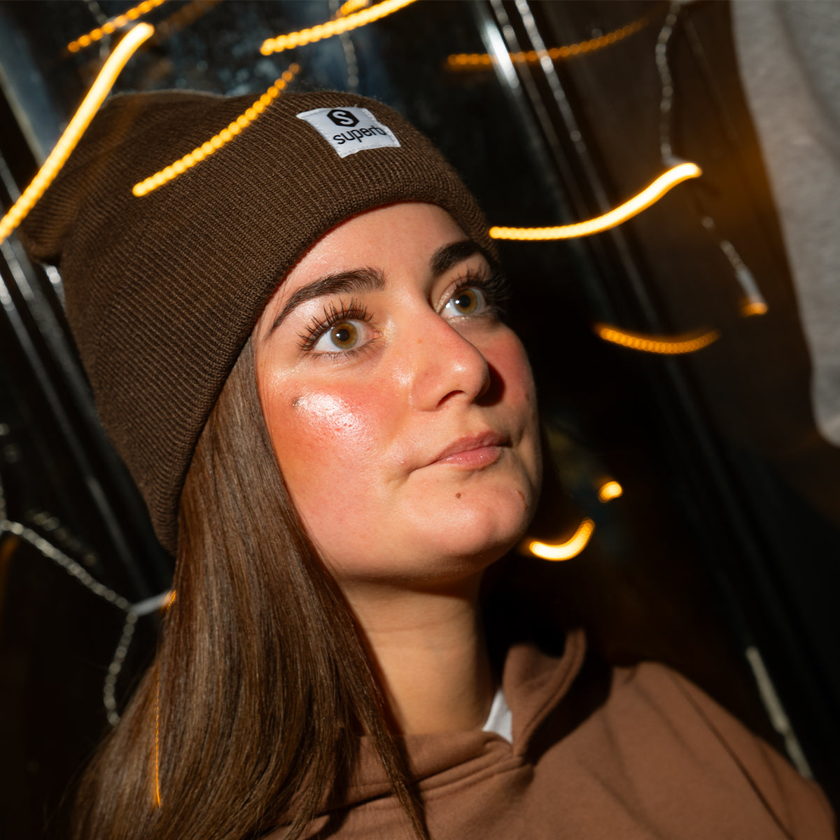 SuperbTag Hat Chocolate Brown 