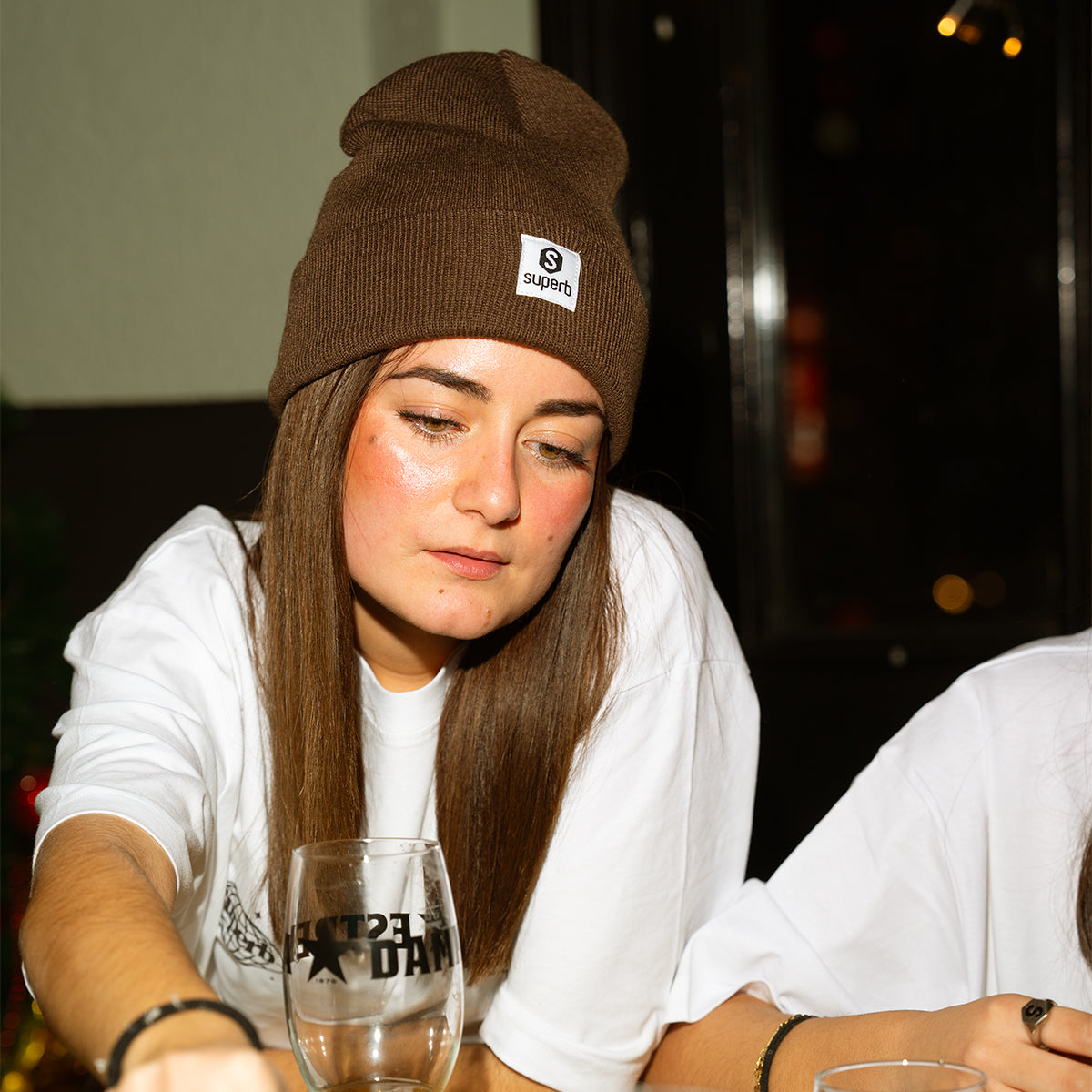SuperbTag Hat Chocolate Brown 