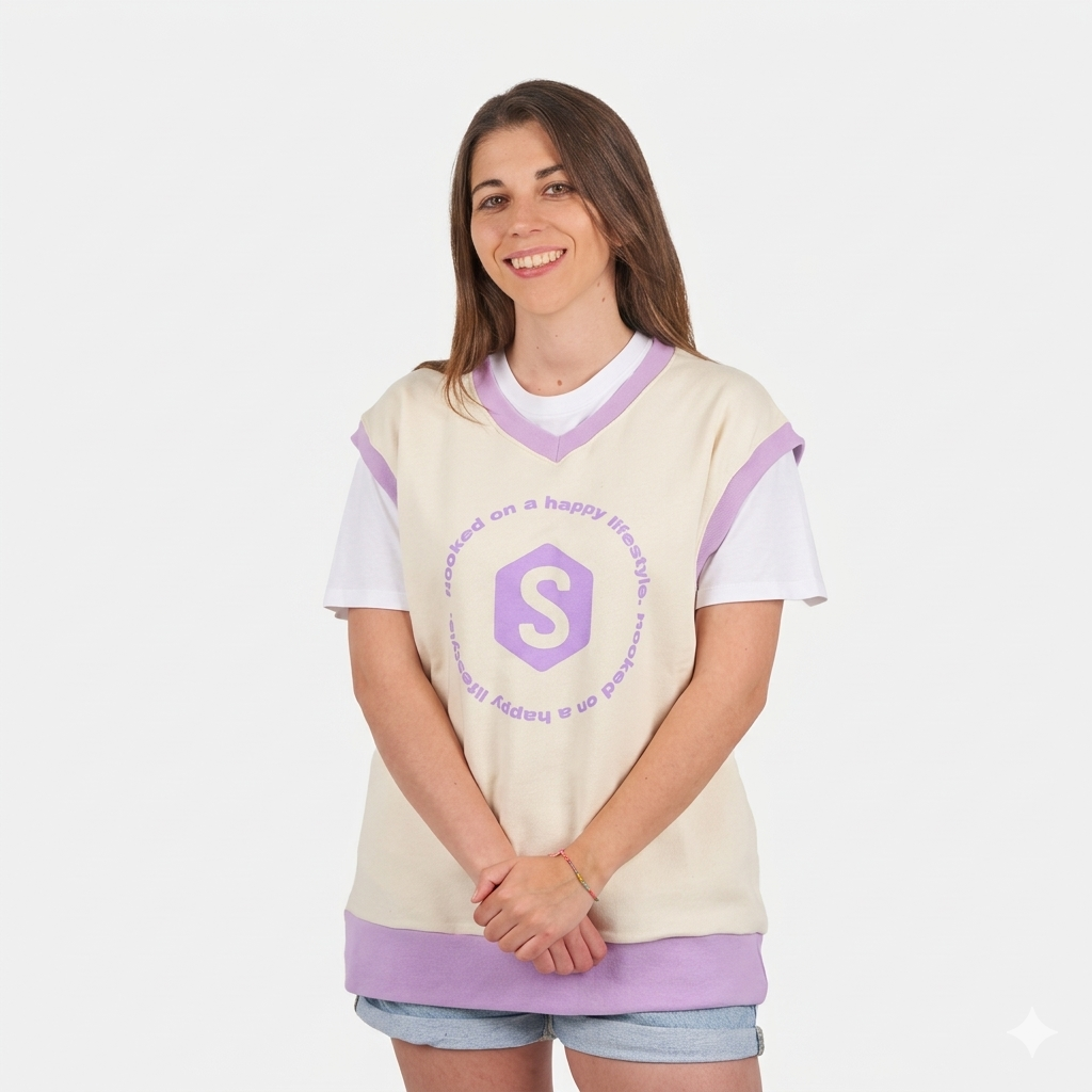 BeHappy 2.0 Lilac Long Vest 