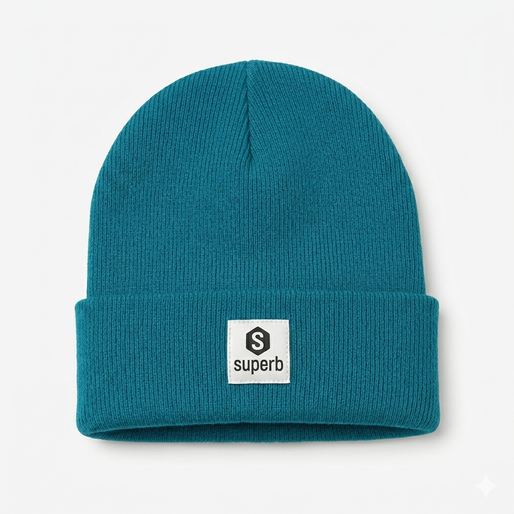 SuperbTag Teal Blue Hat 
