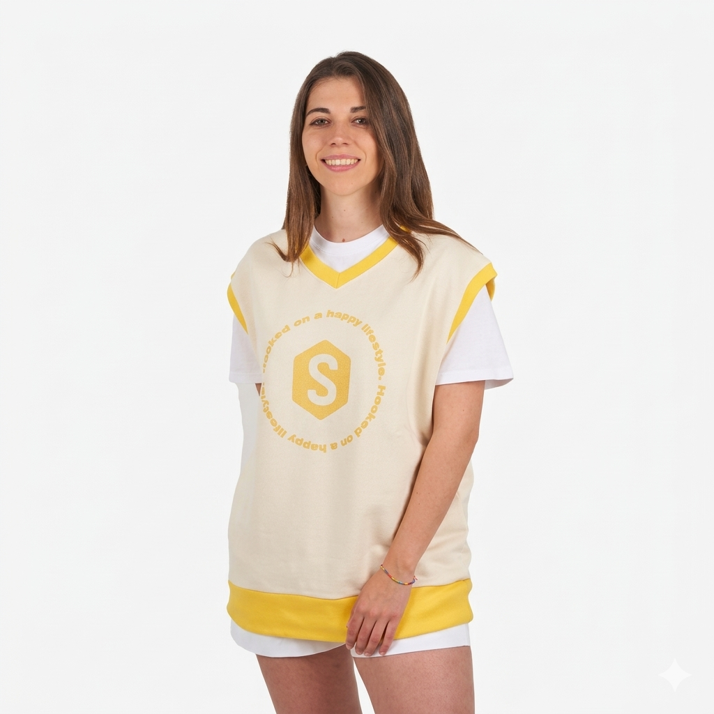 BeHappy 2.0 Yellow Long Vest 