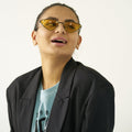 Vibrant Yellow Glasses