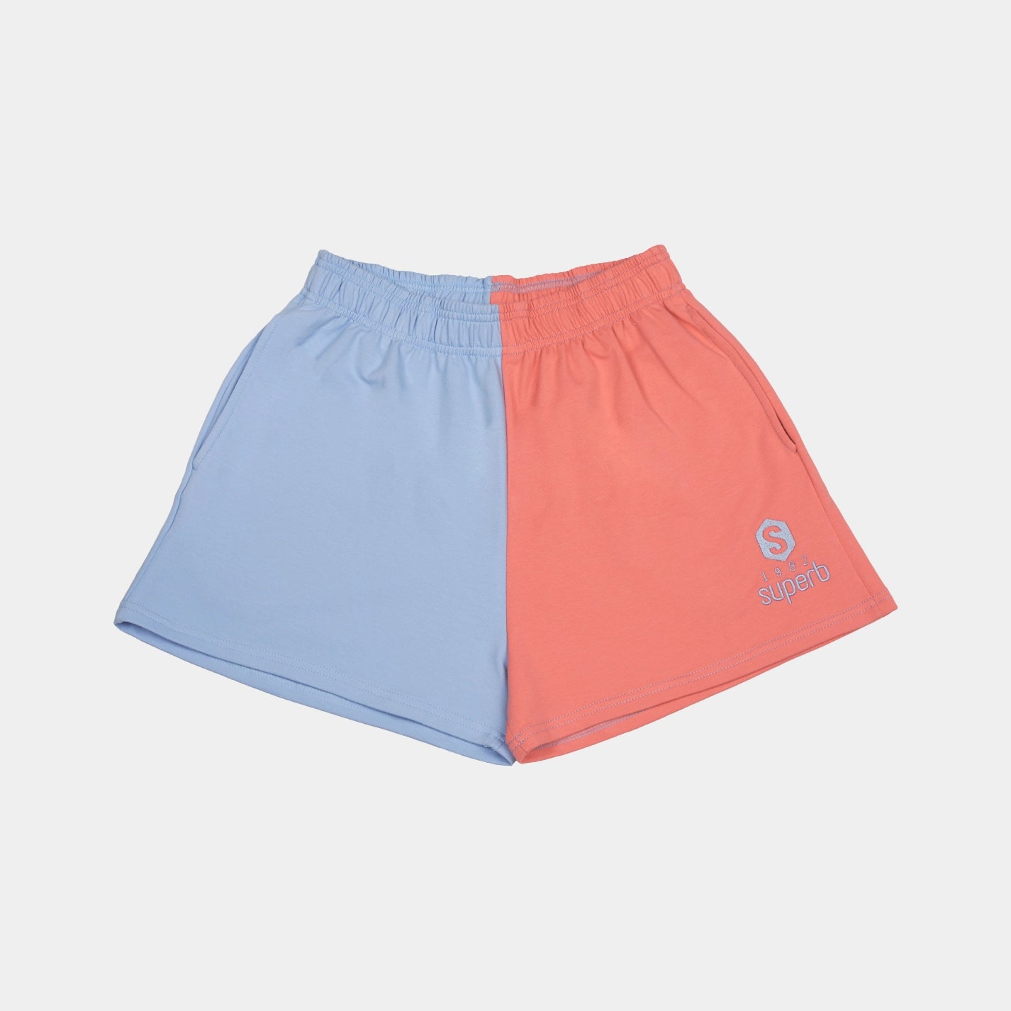Short Bicolor Short BeHappy Blue/Coral 
