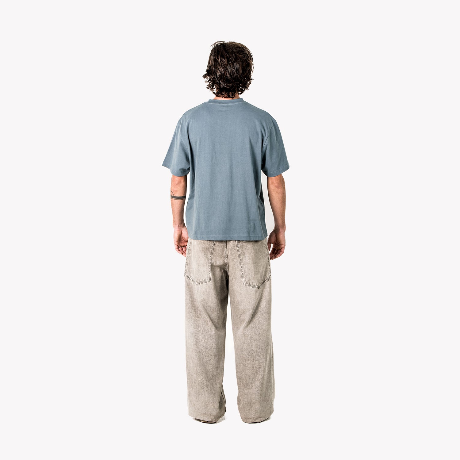 Camiseta Oversize Little Core Puffy Denim