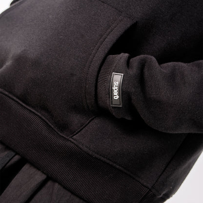 Puffy Mode Black Sweatshirt