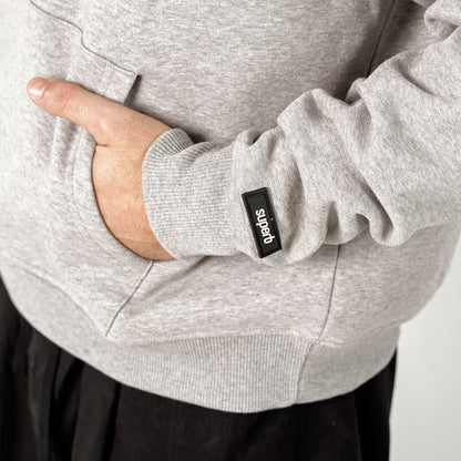 Puffy Mode Black Sweatshirt