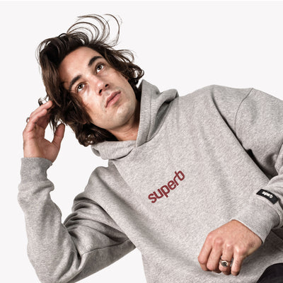 Sudadera Over Puffy Hexaline Gris