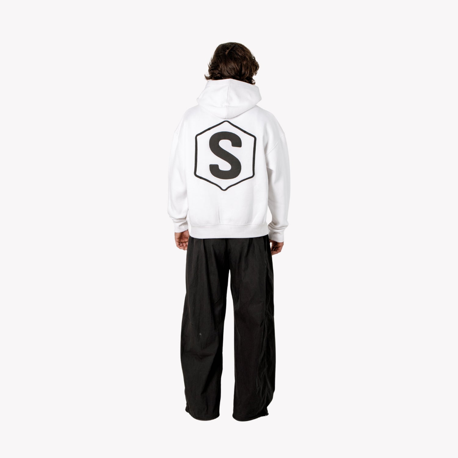 Puffy Mode Black Sweatshirt