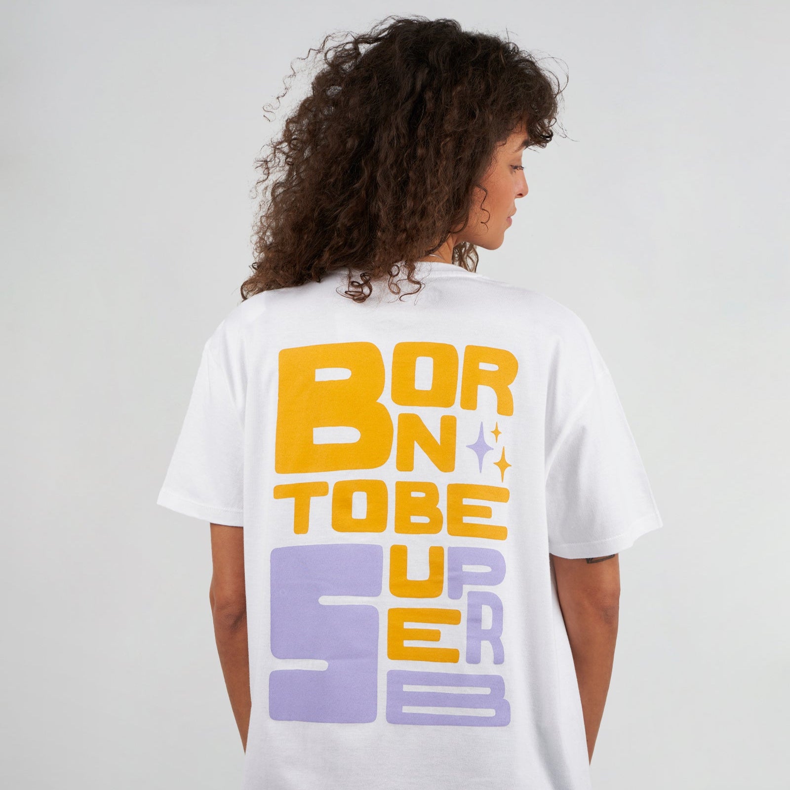 Camiseta Born To Be Superb Blanca
