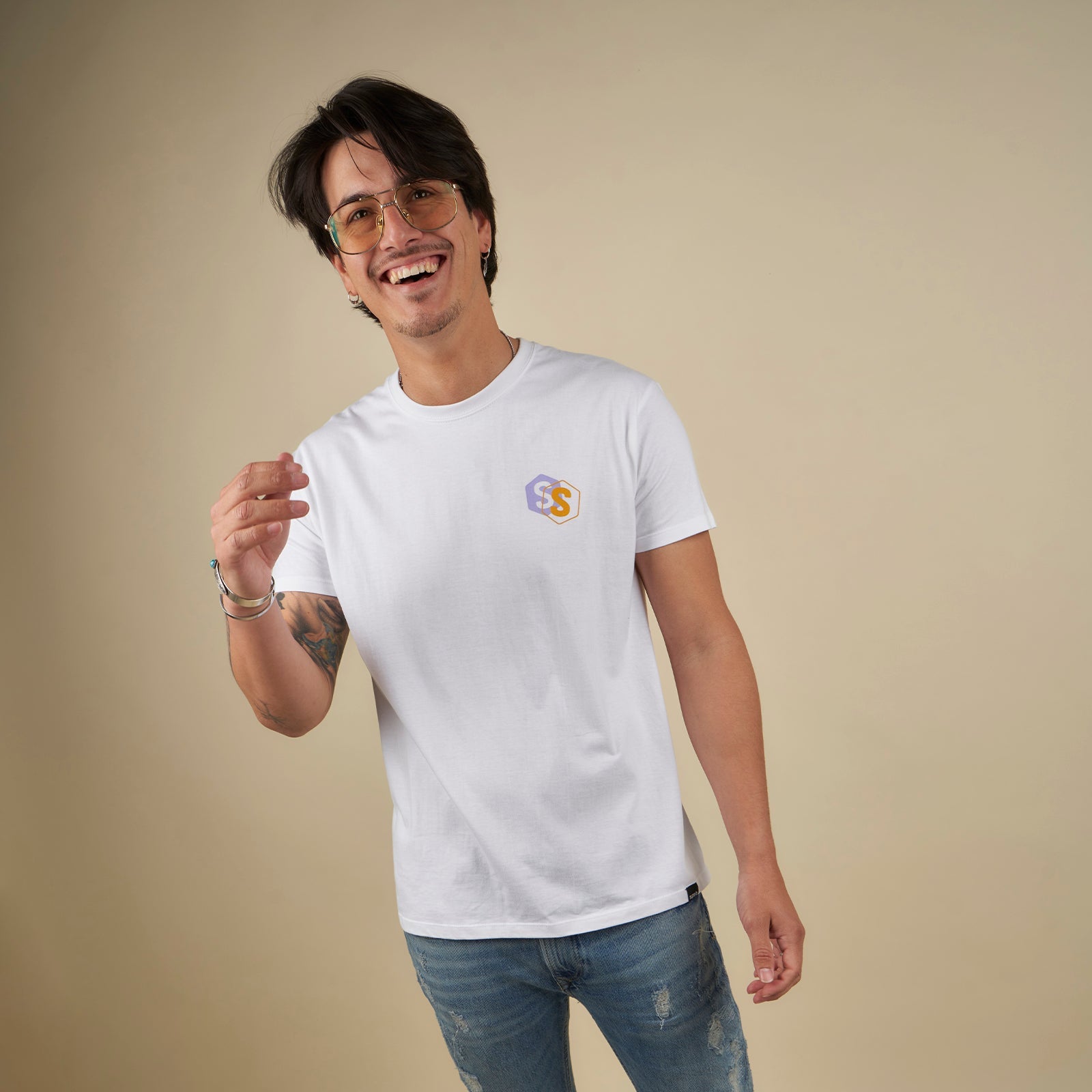 Camiseta Born To Be Superb Blanca