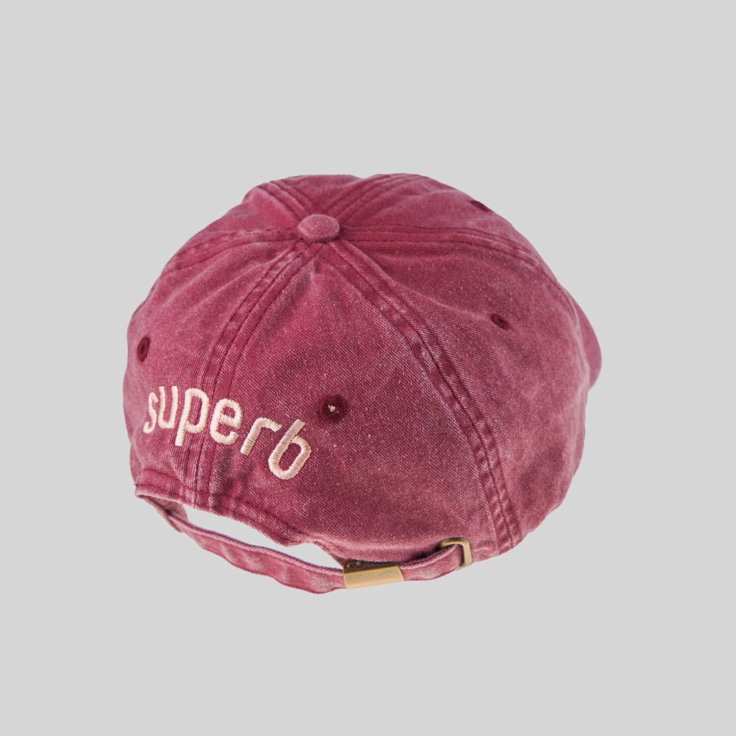 Superb Gorra Vintage Granate