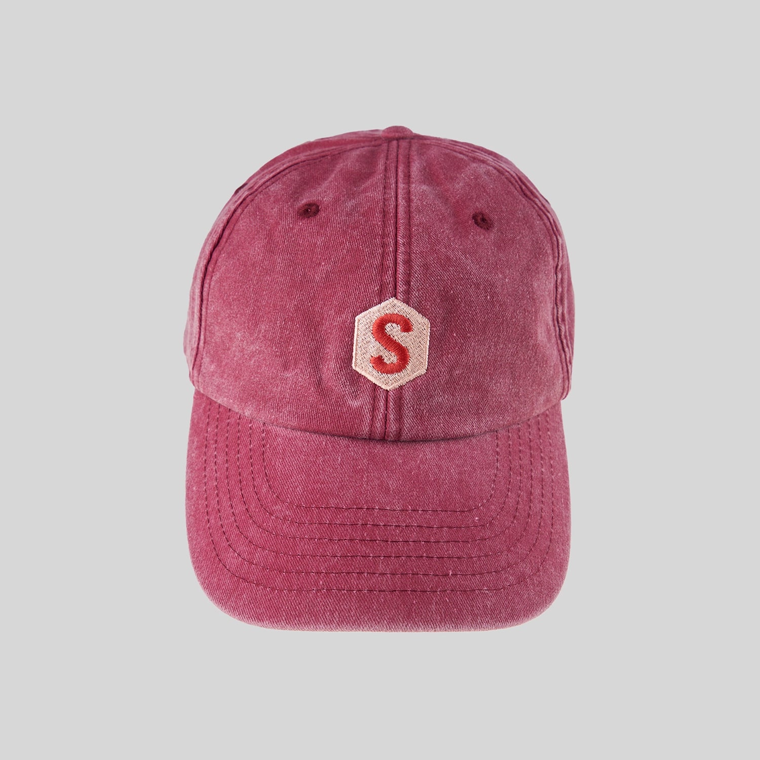 Superb Gorra Vintage Granate